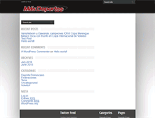 Tablet Screenshot of masdeportes.com.do